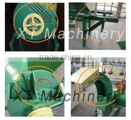2.2kw or 5hp 800kg/h mini chaff cutter