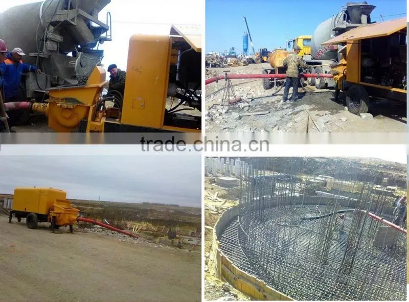 LHBT20-10RS portable used diesel engine cement concrete pump