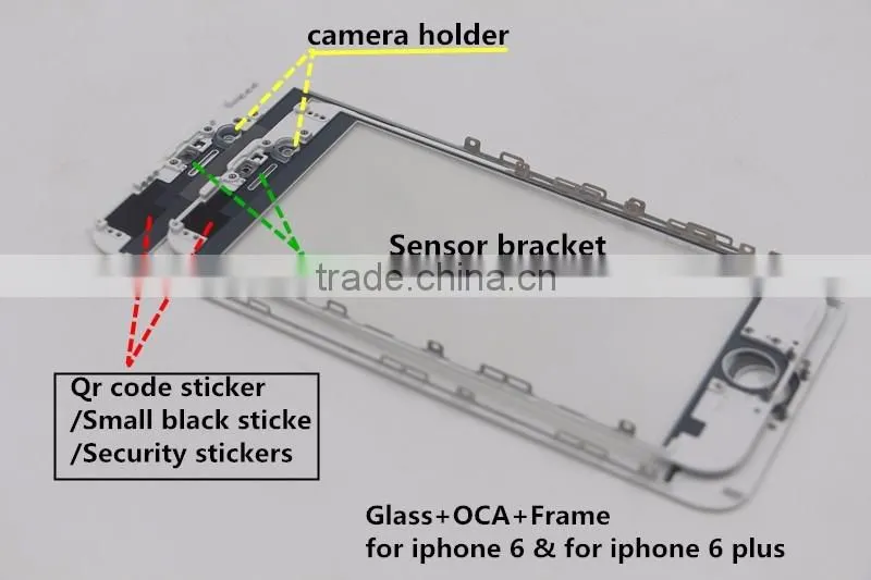 Camera frame and proximity sensor frame for Iphone6 series Light Sensor Plastic Holder Clip Ring Bracket Light Sensor Bracket