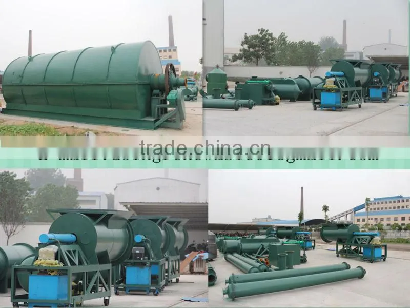 Reasonable Price Scrap Tires recycle Pyrolysis Machine