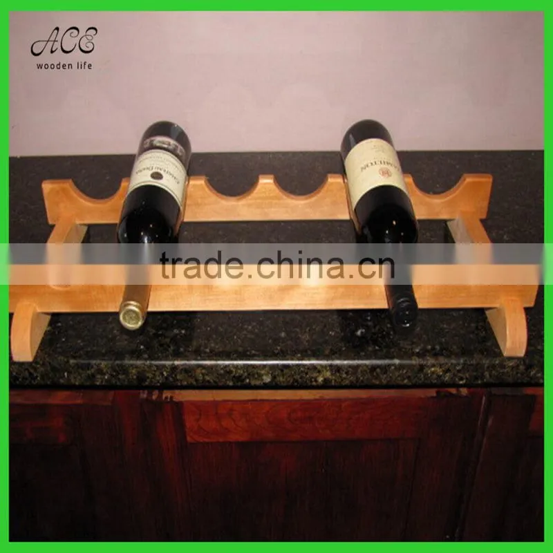 Wooden wine rack