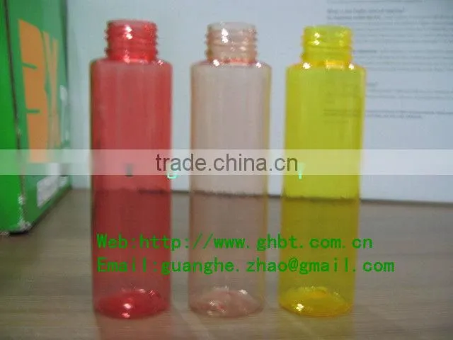 100ml biodegradable eco-friendly plastic colored PLA crystal bottle for cosmetics and perfume