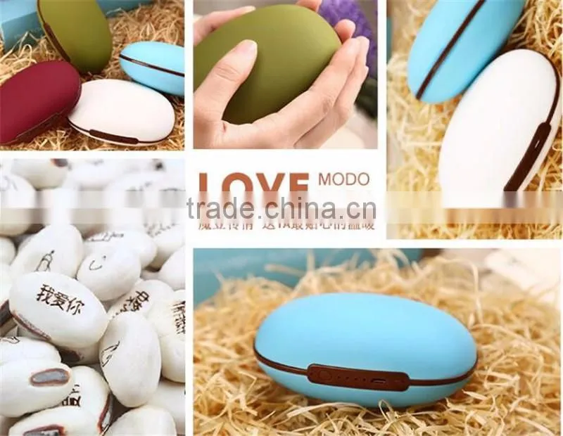 magic beans mobile power hand warmer 5200Mah mobile power USB mobile charging treasure Rechargeable mini type warm hand