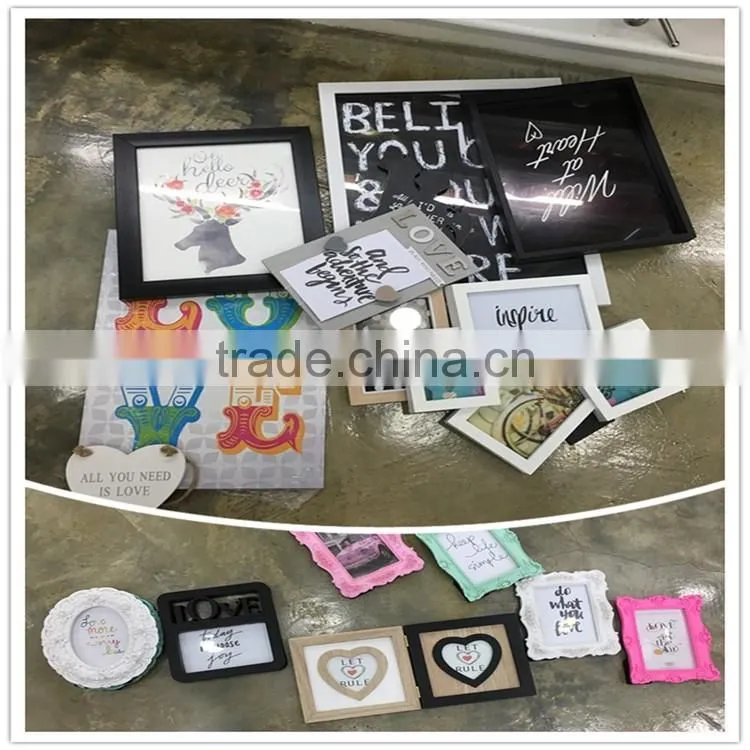 High quality variety use decorative wood photo frame shadow box