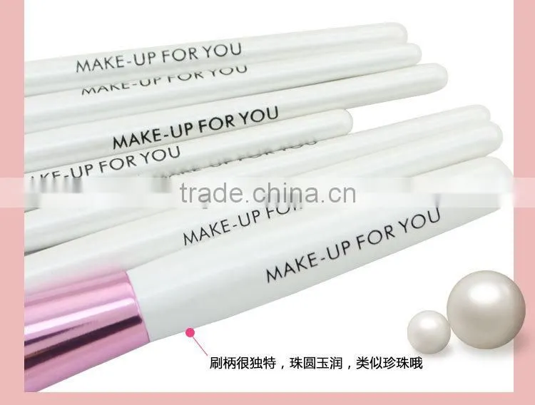 Popular Hot Selling Colorful 7 in 1 Make-Up Brush Set High Quality Comestic Brush With CROCO Bag For Brushes