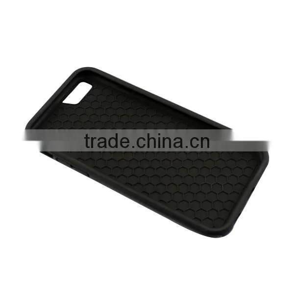 Cheap price custom blank TPU PC mobile phone case cover with leather for iphone 6 6 plus