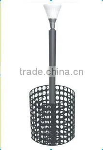 plastic vertical flowerpot Lamp Post Greening planter outdoor vertical flower planters