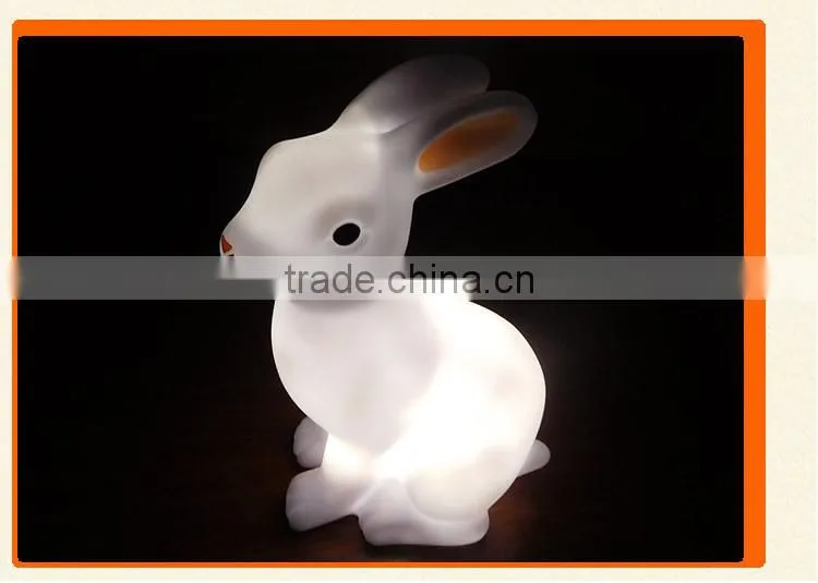 rabbit light happy led night nursery baby light lamp