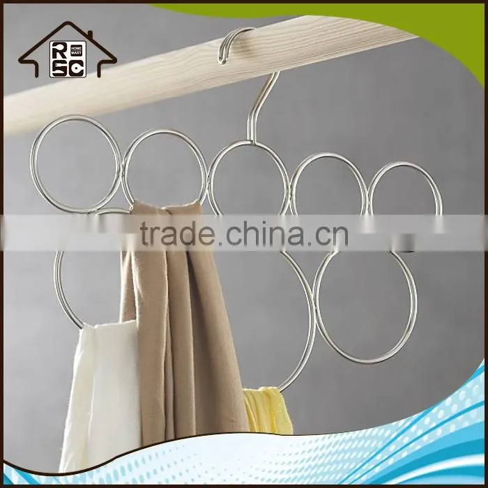 NBRSC Free Sample available Scarves Hanger Multi Use Tie Belts Organize 8 Circles Storage Holder