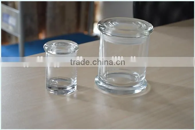 high clear glass metro jar factory wholesale