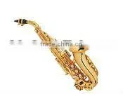 Straight type gold brass soprano saxophone