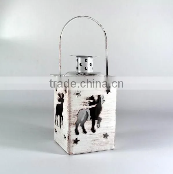 Mini christmas deer lantern
