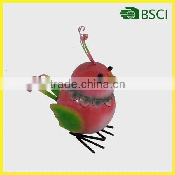 China Suppliers Cute Metal Bird Garden Decoration Metal Home Art