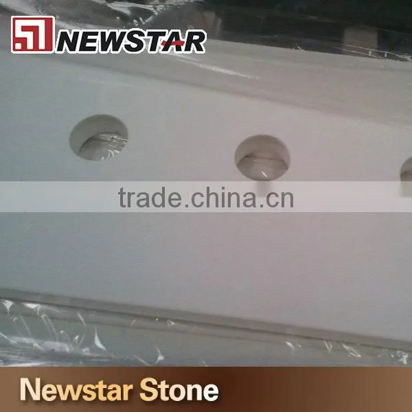 Quartz surface pure white quartz stone