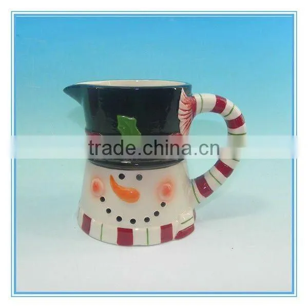 Good quality christmas snowman water jar