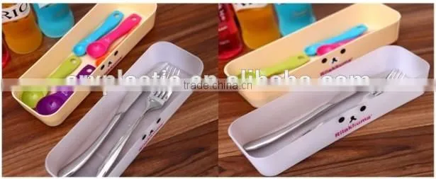 2015 new mini cartoon colorful 4 piece plastic storage box for sundries/custom cartoon plastic stroage box/cartoon plastic box