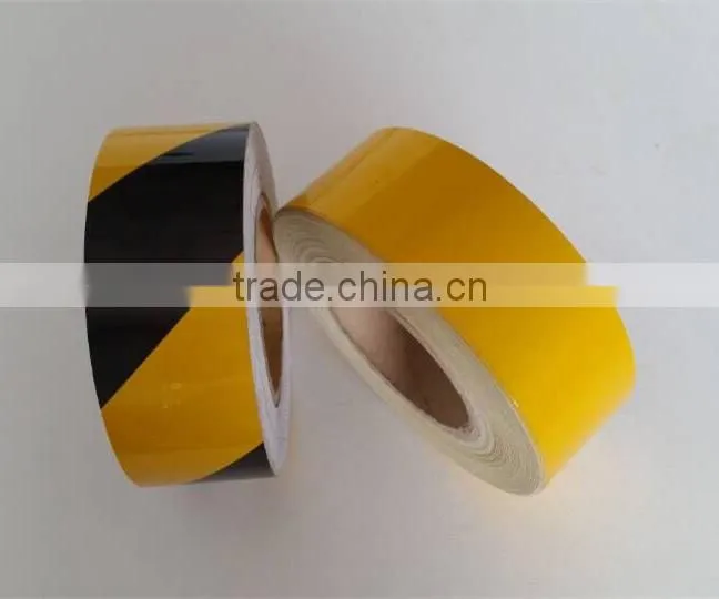 High visible PVC light reflection tape for waring and caution