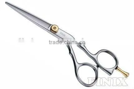 Fashion Design Screw with Gem & 3D-Grip Hairdresser Thinning Scissors