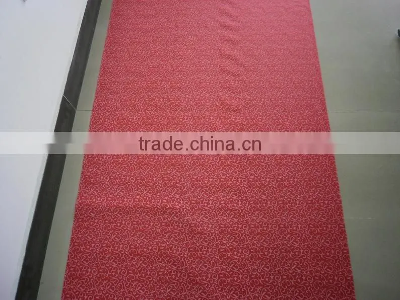 Party decorative carpet runner/factory hot sale decorative white wedding runner/wedding carpet/mat exhib