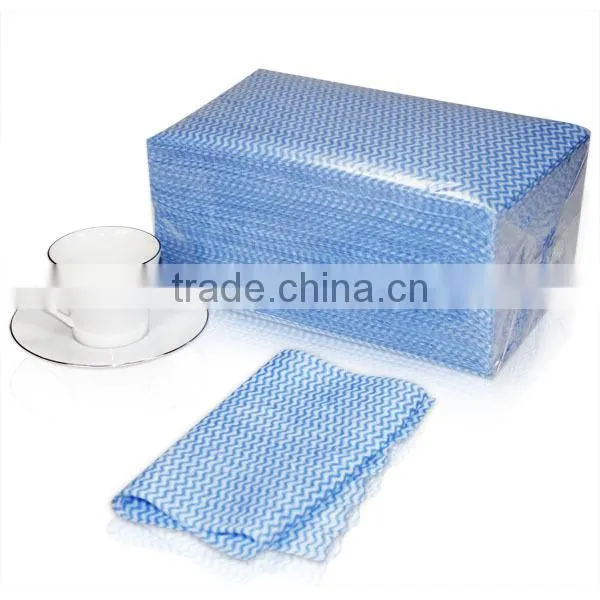 The latest popular wood pulp spunlace fabric use for industrial wipe and household wipes