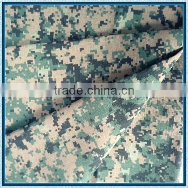 Printed fabric for military uniform/tent/bag