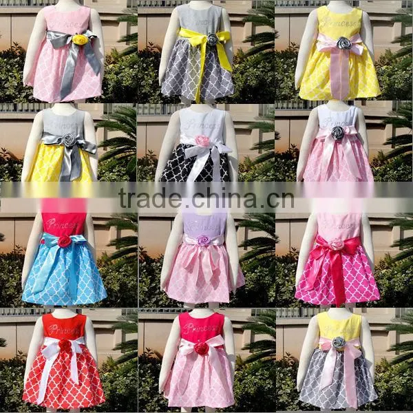 hot sale in morth america market child baby dress model dress made in China