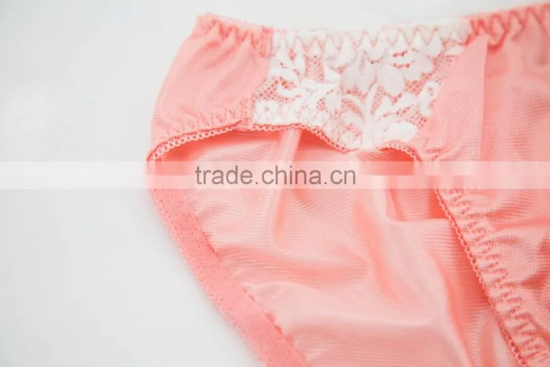 Good Quality Custom 100% Silk Sexy Fancy Woman Underwear