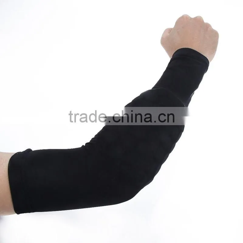Compression arm support sleeve warmer pad hex