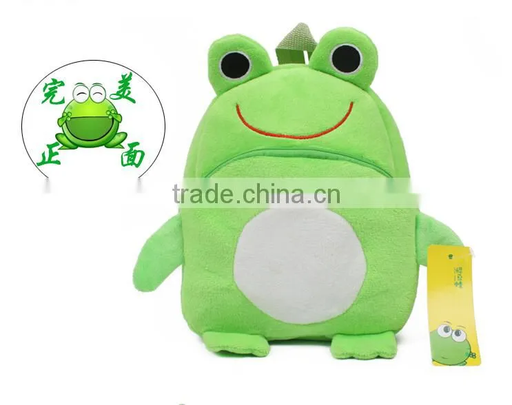 Wholesale children school bag Green Frog kids school backpack