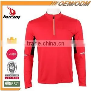 BEROY best reflective running sportswear tops for men, stylish winter running clothing