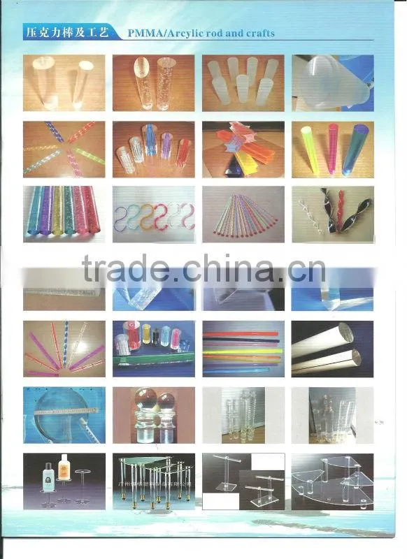 38mm Clear Air Bubble Extruded acrylic rods