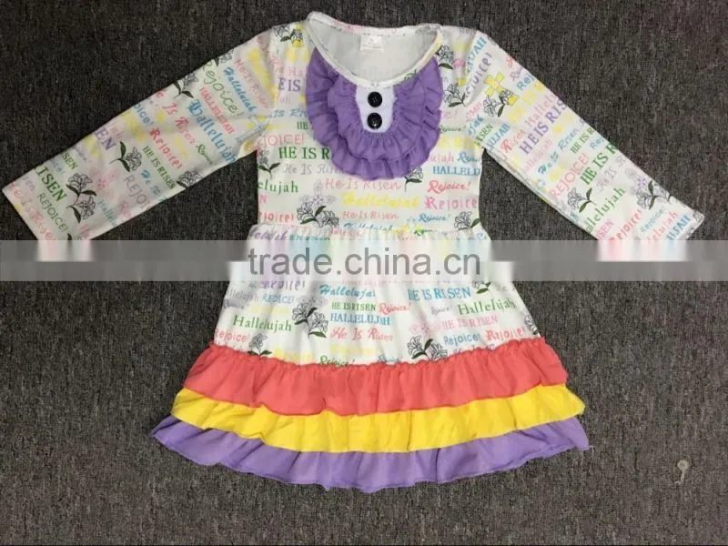 Hot Sale Balloon Fiesta Outfits Air Balloon Clothing Sets Baby Girl Party Dress Botuique Spring Clothes