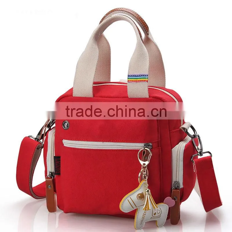 fashion design women shoulder sublimated canvas bag