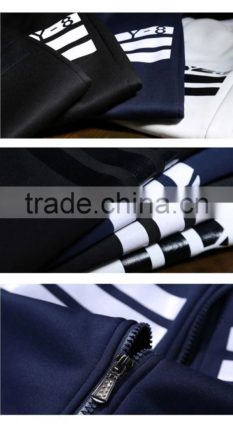 Winter Mens Sport Suits Activewear Wholesale Athletic Apparel Manufacturers Long Sleeve Jacket