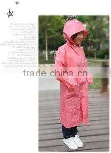 Hot Sale! High quality Waterproof PVC/Polyester Raincoat