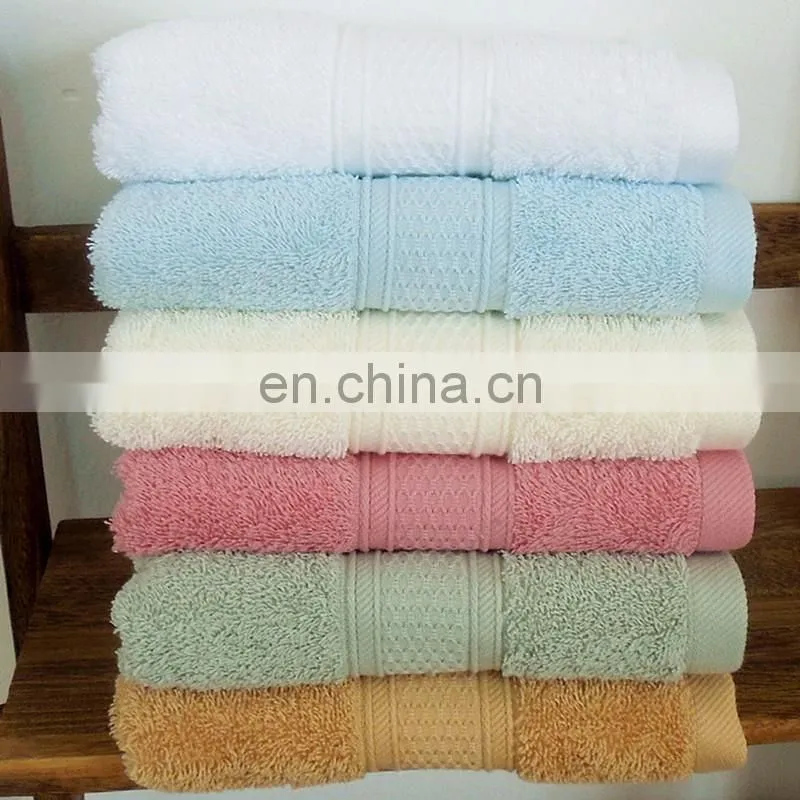 Plain Design Wholesale Luxury 21s/2 Cotton Terry Towels Hotel Hand Towel