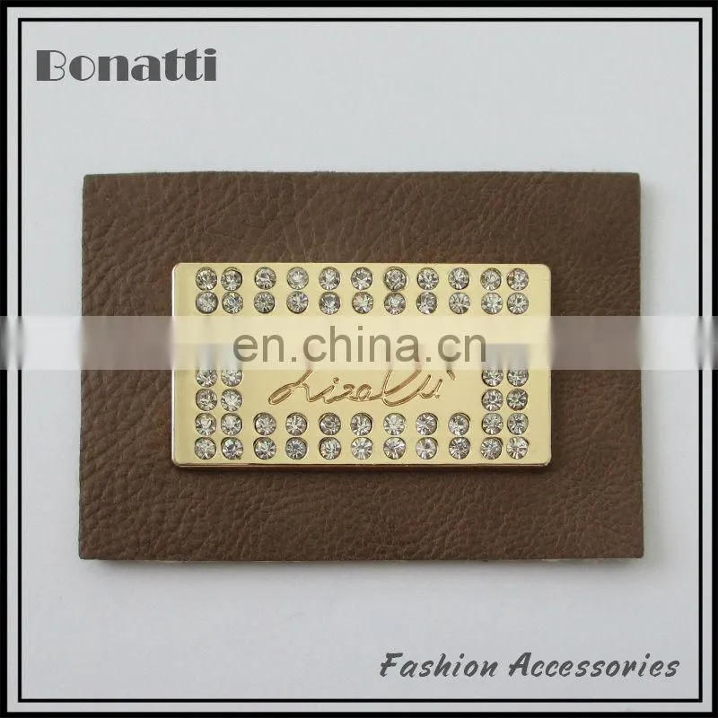 2013 latest design clothing leather labels