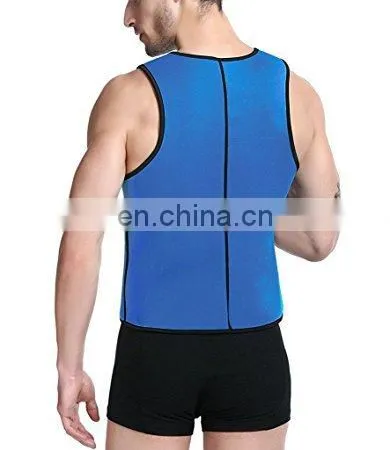 Gym Mens Weight Loss Shapewear Neoprene Slimming Vest Sweat Sauna Suits