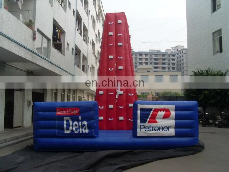 attractive Inflatable climbing wall for adults/rock climb wall/climb wall for drill