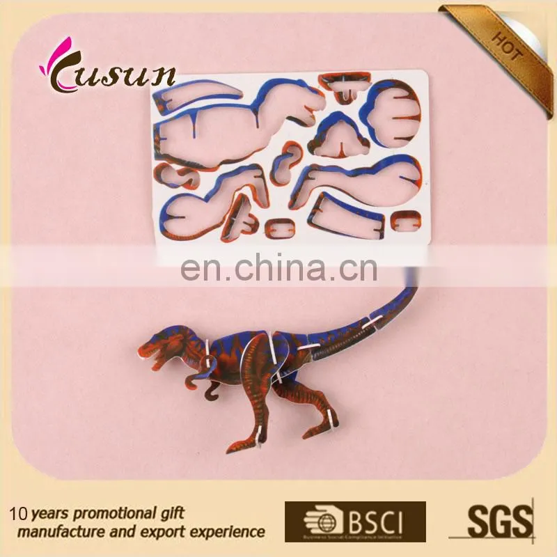 plastic promotional items kids educational DIY Dinosaur toy