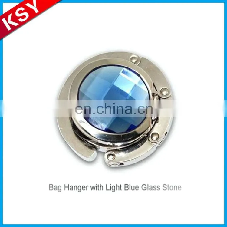 Good Quality Compact Folding Purse Round Shape Bag Hangers Handbag Holder