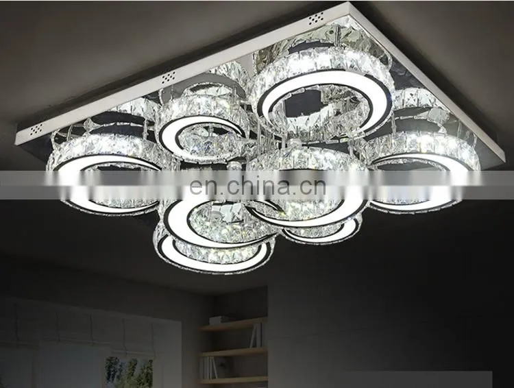 Newest fashionable crystal ceiling lamp LED light