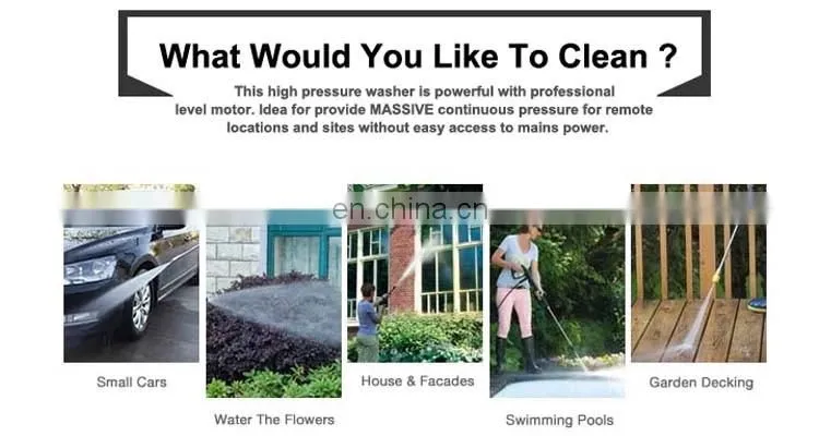 BISON BS-G250B 13HP Washing Machine High Pressure Pump Electric Start Outdoor Car Wash Machine