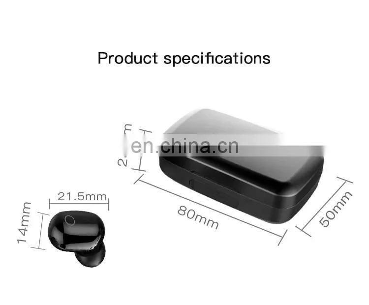 B172 tws version 5.0 good quality OEM low price tws headphones hifi tws wireless headset earbuds mini earphone