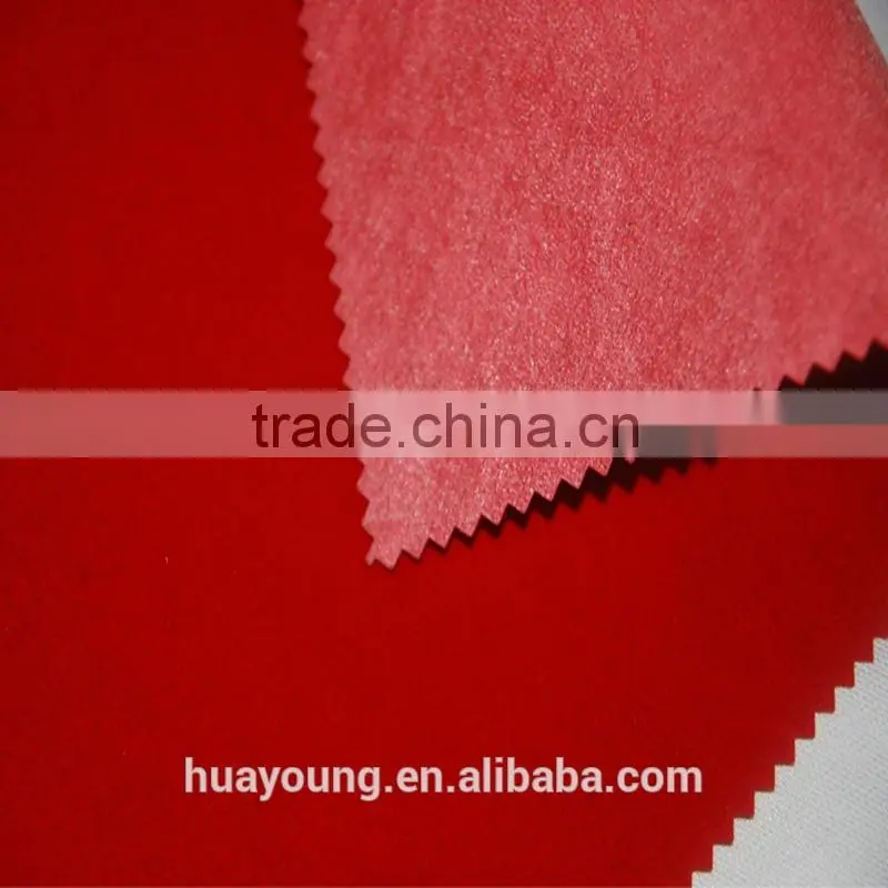 Cheap viscose spunlace flock fabric OEM Flock Velvet Fabric For Package