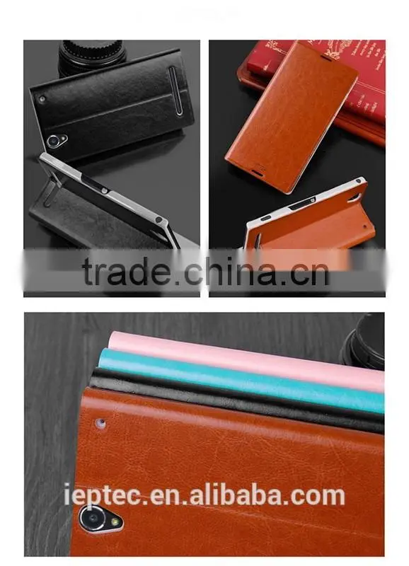 MOFi Case Housing for Sony Xperia T2 Ultra, Mobile Phone Coque Leather Flip Back Cover for T2 Sony Ultra