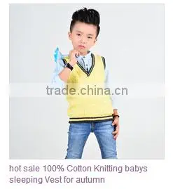 factory sale 100% cotton knitting children sweater long pants