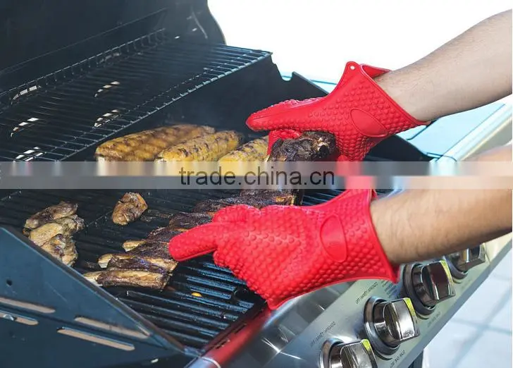 Silicone Heat-resistant Grilling Oven Baking Gloves