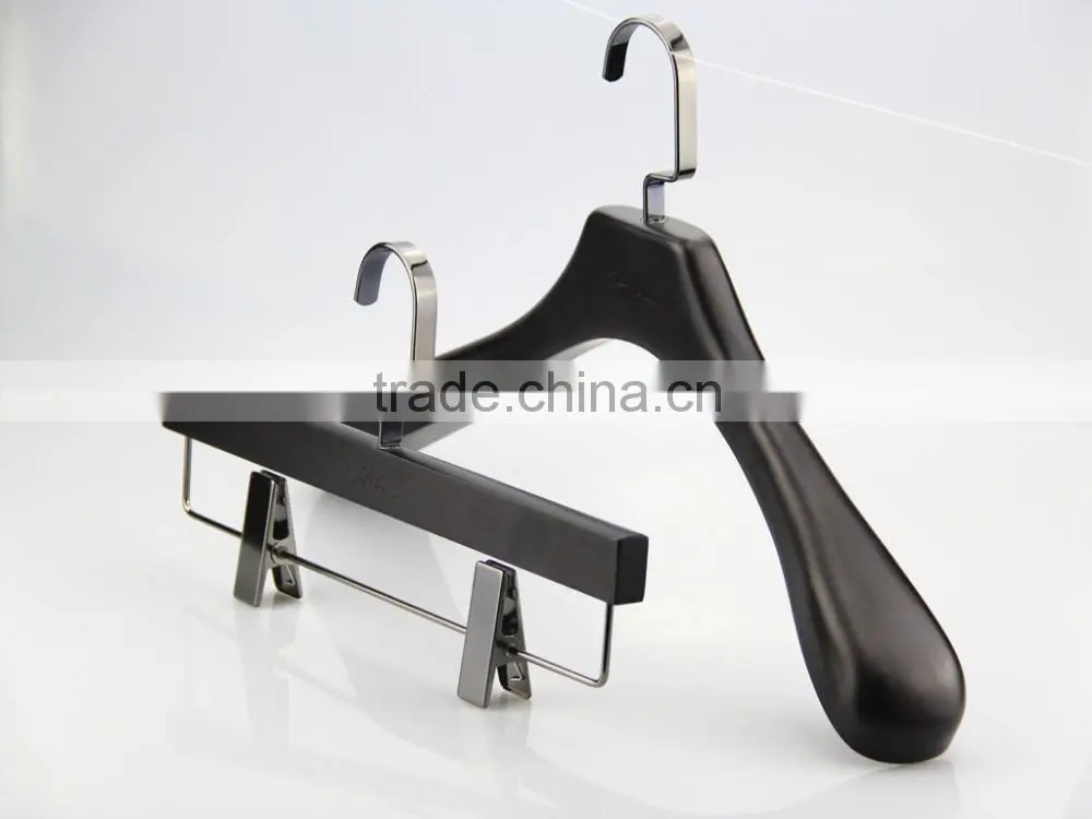 HA277 high quality wooden clothes hanger for coat