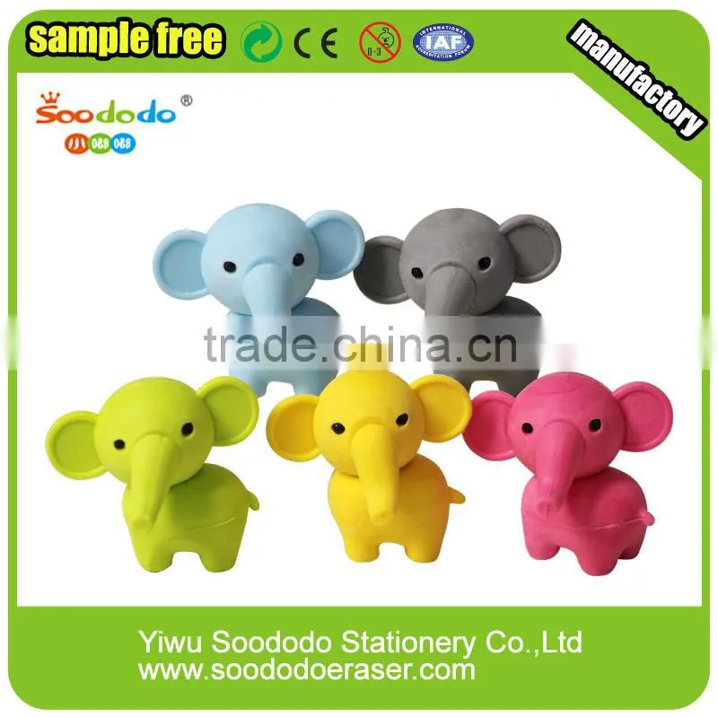 3d animal eraser for kid